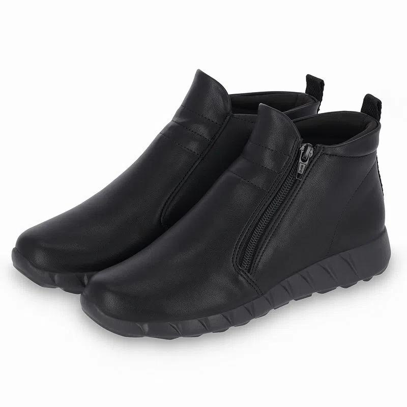 Elegante e fashion, para garantir conforto aos seus pés, a bota Fabi é uma opção ideal. Leve e flexível, este modelo foi pensado nas necessidades de todas as mulheres. Com super amortecimento, proporciona maior absorção de impactos. O acabamento confortável e o forro super macio tornam-na indispensável para quem precisa ficar horas de pé no trabalho.
