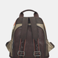 Esta mochila é uma peça audaz e contemporânea, que se destaca pela sua combinação de materiais e tons sofisticados.

A paleta multicor — que reúne dourado envelhecido, bordô e bege em tons patchwork — confere-lhe um carácter único e inconfundível, remetendo para a estética aventureira e cosmopolita da coleção Odyssey.