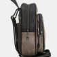 Esta mochila é uma peça para quem encontra beleza na arte urbana e no detalhe inesperado.

O seu exterior combina couro sintético preto com um painel central em tom bronze-caqui, decorado com lettering fluido de inspiração graffiti — o mesmo ADN criativo que define toda a coleção Melody. A assinatura Anekke bordada, os pendentes em metal prateado e os fechos duplos conferem-lhe uma personalidade arrojada e distinta.