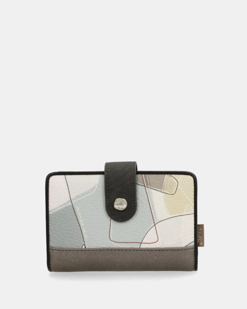 O porta-moedas pequeno Auralis é a essência da elegância compacta.

Com um design geométrico abstrato em tons suaves de bege, cinza e detalhes delicados, esta peça destaca-se pela sua sofisticação discreta e intemporal. A estrutura bicolor combina harmoniosamente a parte superior decorada com o padrão artístico exclusivo Auralis e a base em tom cinza escuro, criando um contraste visual elegante.