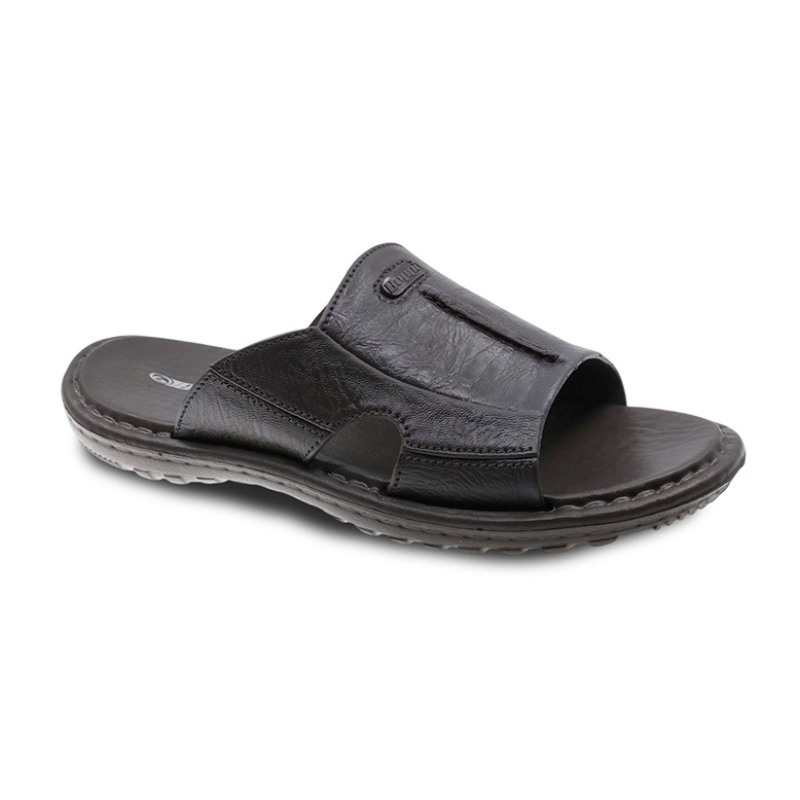 Conforto e estilo encontram-se neste chinelo masculino, confeccionado em material sintético de alta durabilidade com acabamento que imita couro.

Com design moderno e discreto, é perfeito para o dia a dia, oferecendo praticidade e leveza ao caminhar. A palmilha acolchoada garante maior conforto, enquanto a sola antiderrapante proporciona segurança em cada passo.