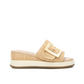 Ideal para os dias mais quentes, este chinelo combina conforto e sofisticação com um toque natural.

Este modelo apresenta uma plataforma leve e anatômica, perfeita para garantir estabilidade e bem-estar ao longo do dia. O acabamento em ráfia com fivela decorativa traz um ar artesanal e moderno ao mesmo tempo, ideal para looks casuais com um toque elegante.