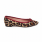 Destaque-se com estilo e ousadia com esta elegante sabrina em padrão leopardo com detalhes vermelhos.

Este modelo sofisticado combina o clássico animal print em tons de bege, castanho e preto com acabamentos em vermelho vibrante, criando um contraste perfeito que adiciona personalidade a qualquer look. O contorno em tecido vermelho e o delicado laço decorativo na frente conferem um toque feminino e refinado, enquanto o padrão leopardo traz um ar selvagem e moderno.