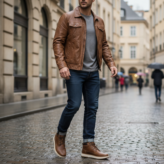 Esta bota alia conforto, resistência e um design casual versátil, ideal para o dia a dia.

Confeccionada em material de alta qualidade com acabamento robusto, conta com tecnologia waterproof que ajuda a manter os pés secos em diferentes condições climáticas. Este modelo apresenta fecho por atacadores para um ajuste seguro, acolchoamento no tornozelo que proporciona maior conforto e uma palmilha macia que garante bem-estar ao longo do uso.