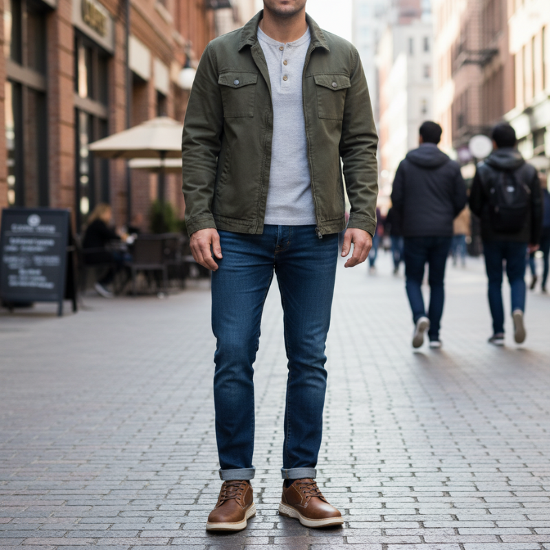 Este sapato combina um visual casual moderno com conforto e funcionalidade para o dia a dia.

Confeccionado em material de alta qualidade, apresenta tecnologia waterproof que ajuda a proteger contra a humidade, mantendo os pés secos e confortáveis. O fecho por atacadores garante um ajuste seguro, enquanto o interior acolchoado e a palmilha macia proporcionam bem-estar durante todo o uso.