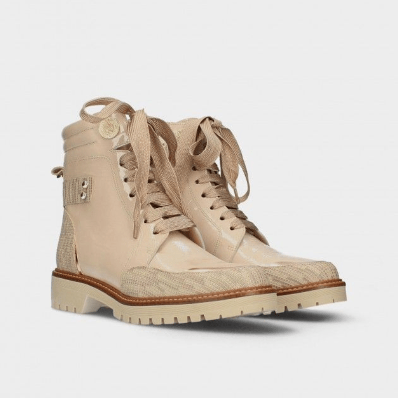 Mlv Woman Military Boot Raquel Beige